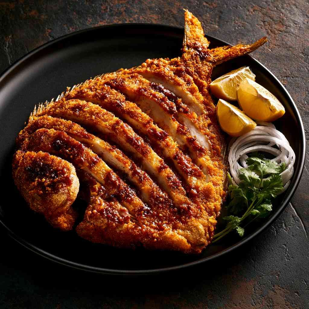 Stuffed Pomfret